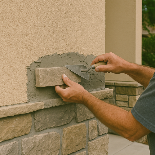 stone and stucco repair